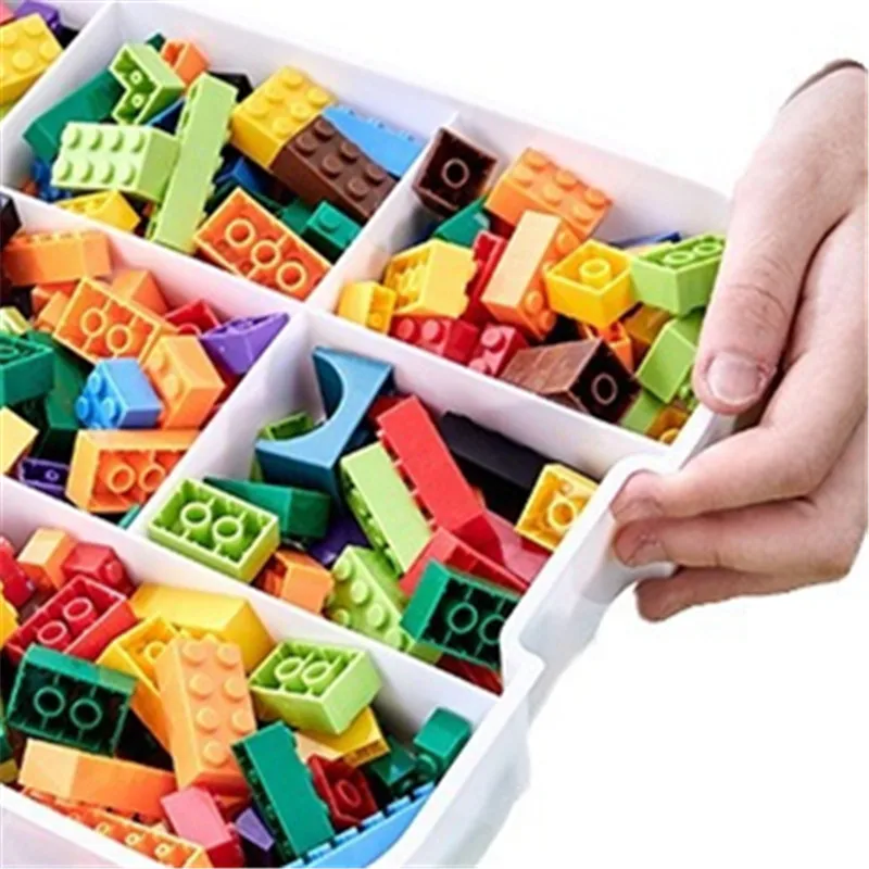 

Transparent Dustproof Moisture-proof Plastic Storage Boxes Kids Classified Storage Stackable Children's Toys Storage Box