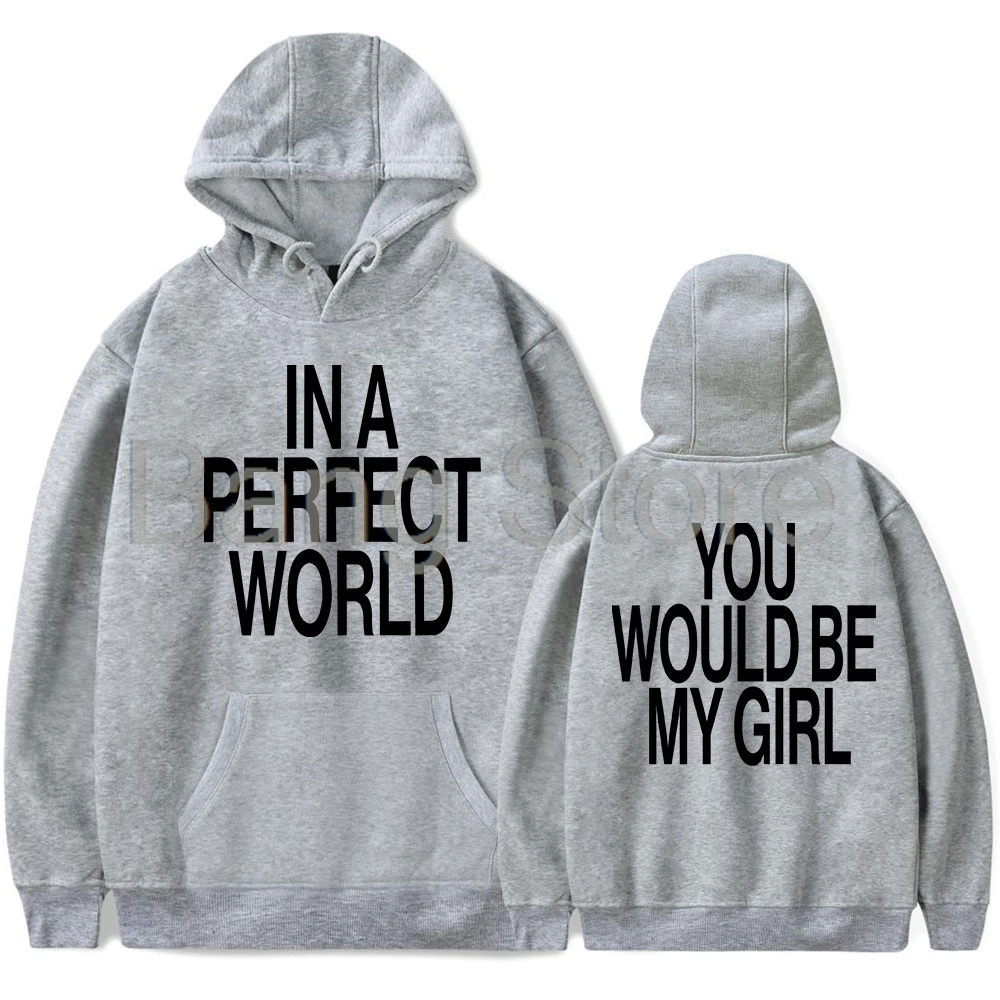 The Kid LAROI Perfect World Hoodie Sweatshirt Damen Herren Langarm Mode Pullover Unisex Kleidung