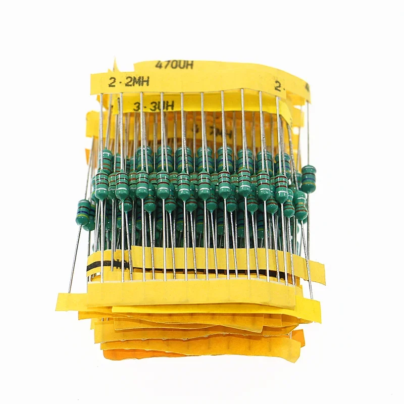 20Values 0410 1uH-4.7MH 0.5W Color Ring Inductance Assorted Kit 1UH 2.2UH 3.3UH 4.7UH 6.8UH 10UH 22UH 47UH 100UH 680UH 1MH 4.7MH