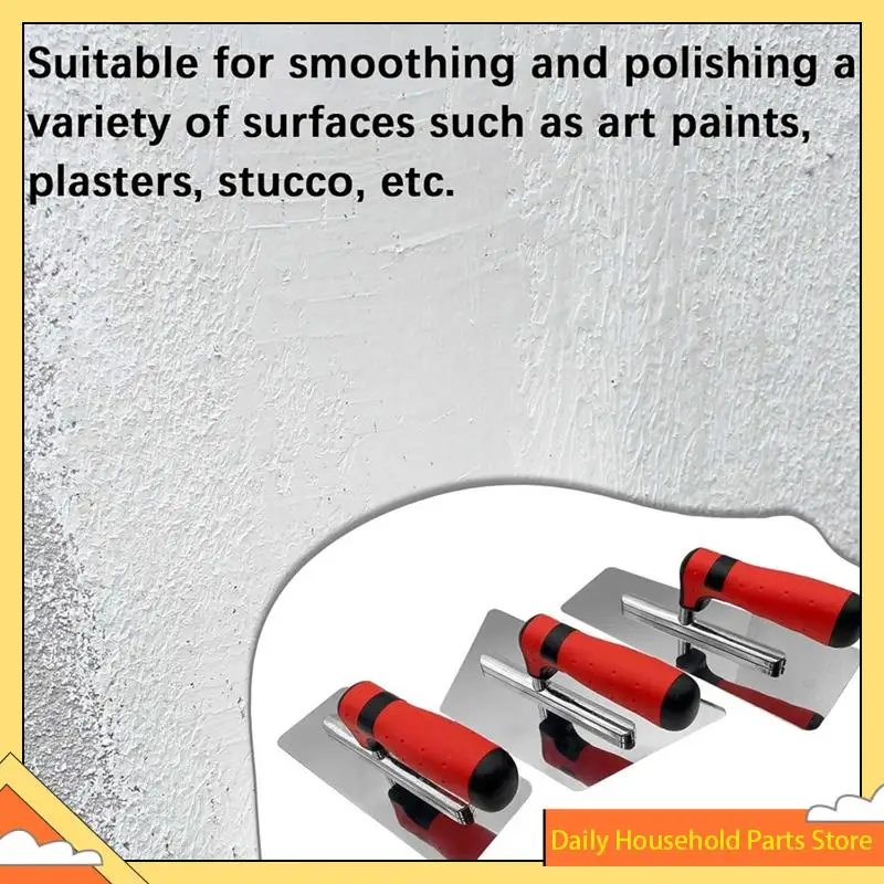 

Набор шпателей для отделки штукатурки — 3 упаковки, ручной инструмент для штукатурки краски из полированной нержавеющей стали с ручкой ГОРЯЧИЙ!