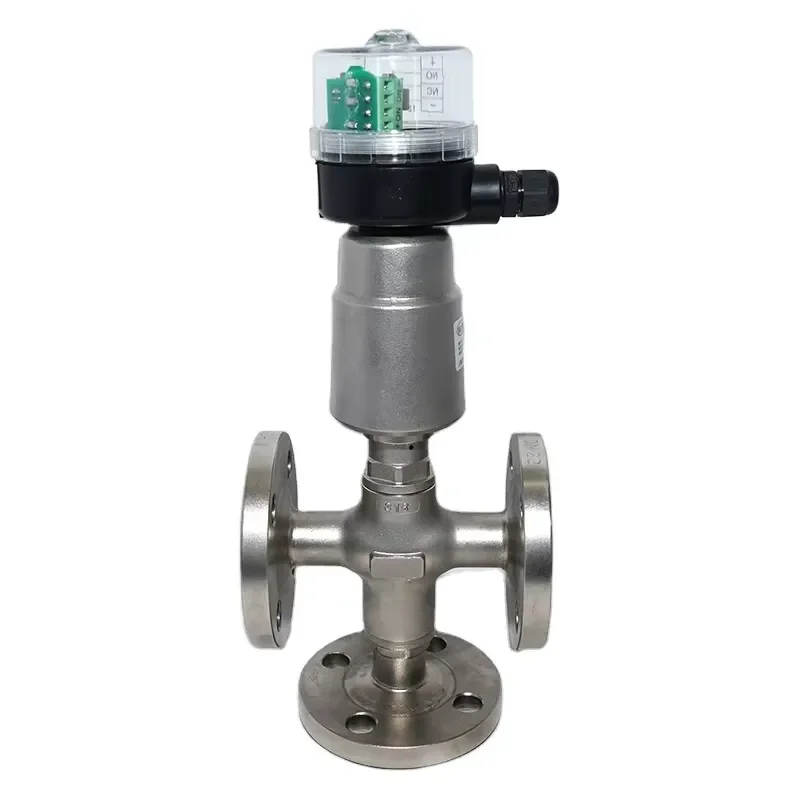 Valves YF3 YS3 YK3 Stainless Steel 3/2 Way SS304 SS316 SS316L Pneumatic Angle Seated Valve