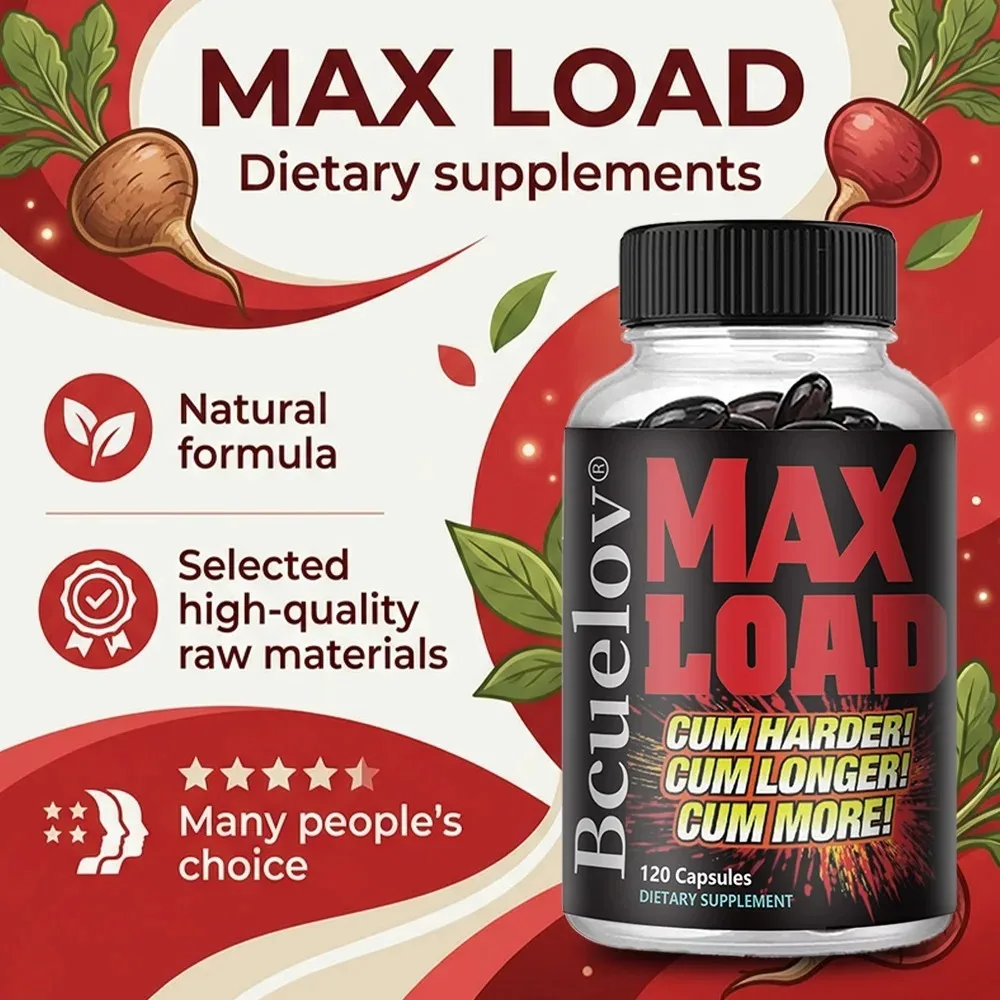 Men's Energy Supplement - Strength and Endurance Support During Exercise | Muscle Mass, Non-GMO