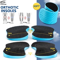 【Xxin】Men Women X leg Correction Insoles Orthopedic Shoe Pads O leg Insole Flat Arch Shoe Inserts Size 35-46