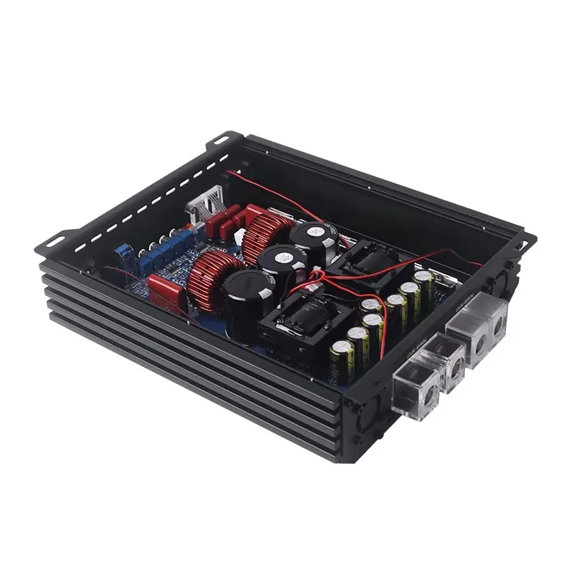 5000W Mono Class D Car Amplifier 1 Ohm Stable High Power Subwoofer Amp Aluminum Heatsink Crossover OEM ODM