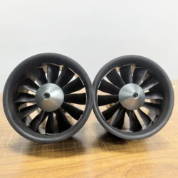 QX-Motor new 64mm EDF with 12 Blades Ducted Fan CW CCW Without Motor Suit for RC Airplanes