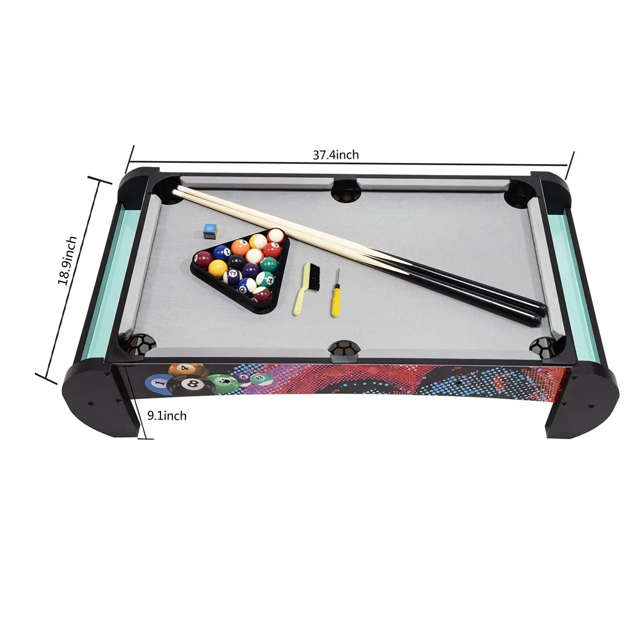 Table top Snooker Accessories Portable Children Family Game Set Mini Pool Table Kids Billiard Table