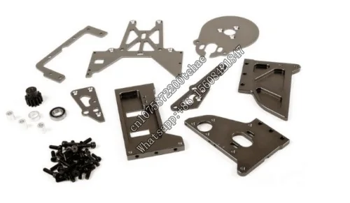 New Oil-to-electricity CNC Metal Motor Bracket Kit for 1/5 HPI ROVAN KINGMOTOR ROFUN Baja 5b 5t 5sc TRUCK RC CAR Parts