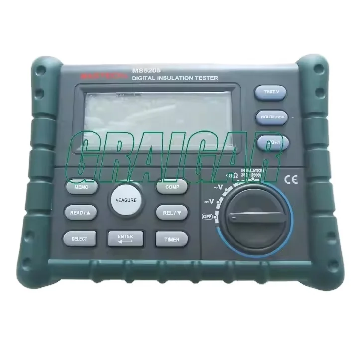 NEW MegOhm Meter Mastech MS5205 Megameter 2500V Digital Insulation Tester