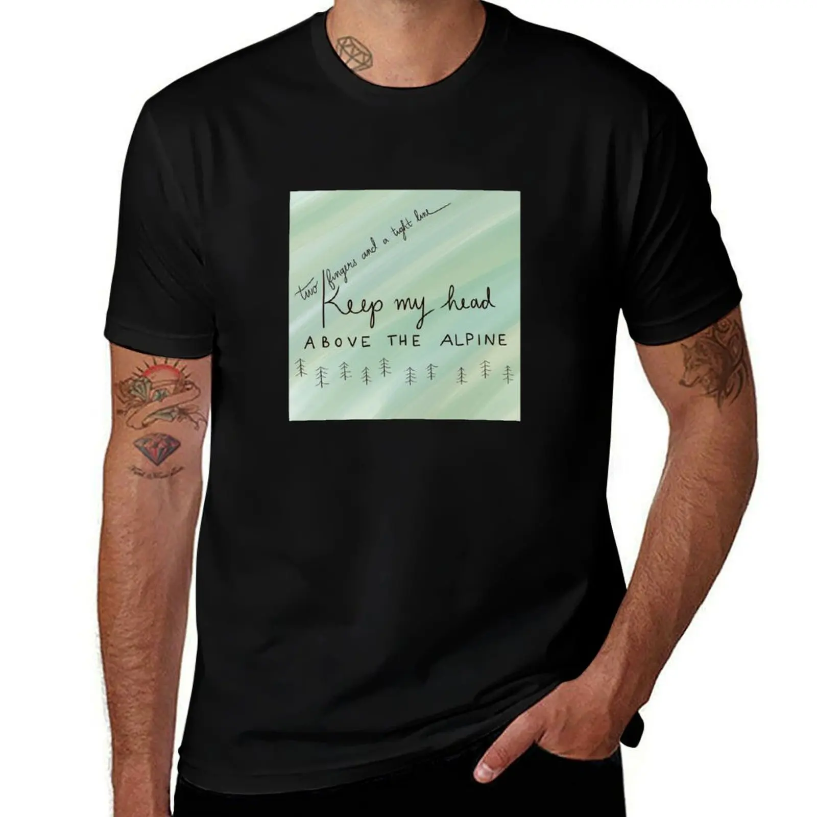 

By and By Caamp lyrics T-Shirt Work Outdoor T-Shirt for Men