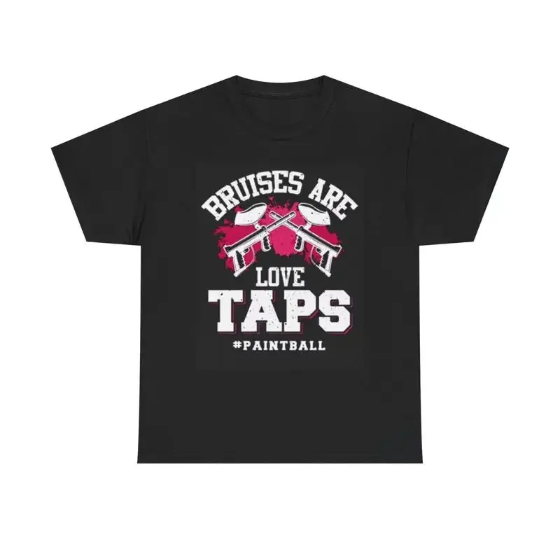 Bruises Are Love Taps T Shirt Paintball Heavy Cotton