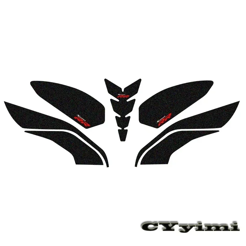For S1000R S 1000RR 2019 2020 2021 Motorcycle Anti slip Tank Pad Side Gas Knee Protective Decal Stickers