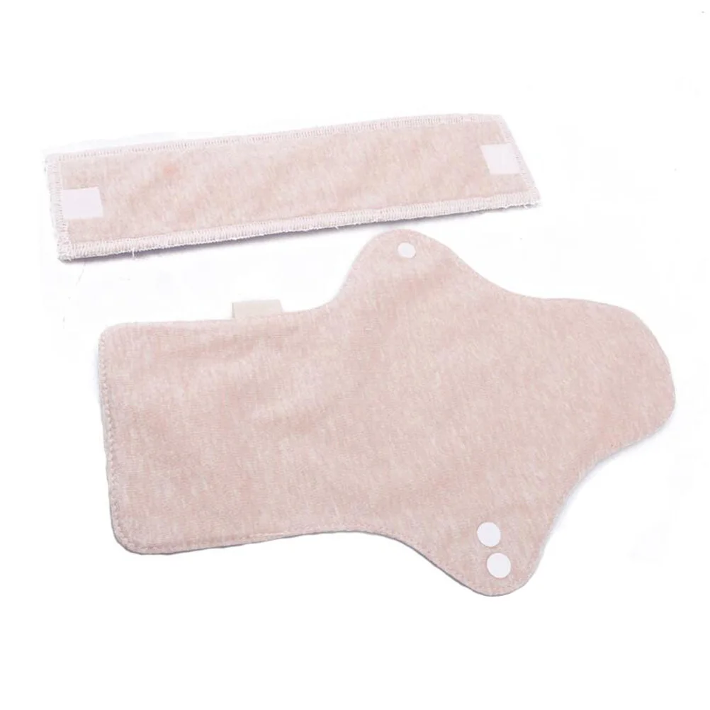 

2 pcs Reusable Sanitary Pads Washable Cloth Menstrual Towels 400Mm Portable Cotton Liners For Women Reusable Period Pantyliner