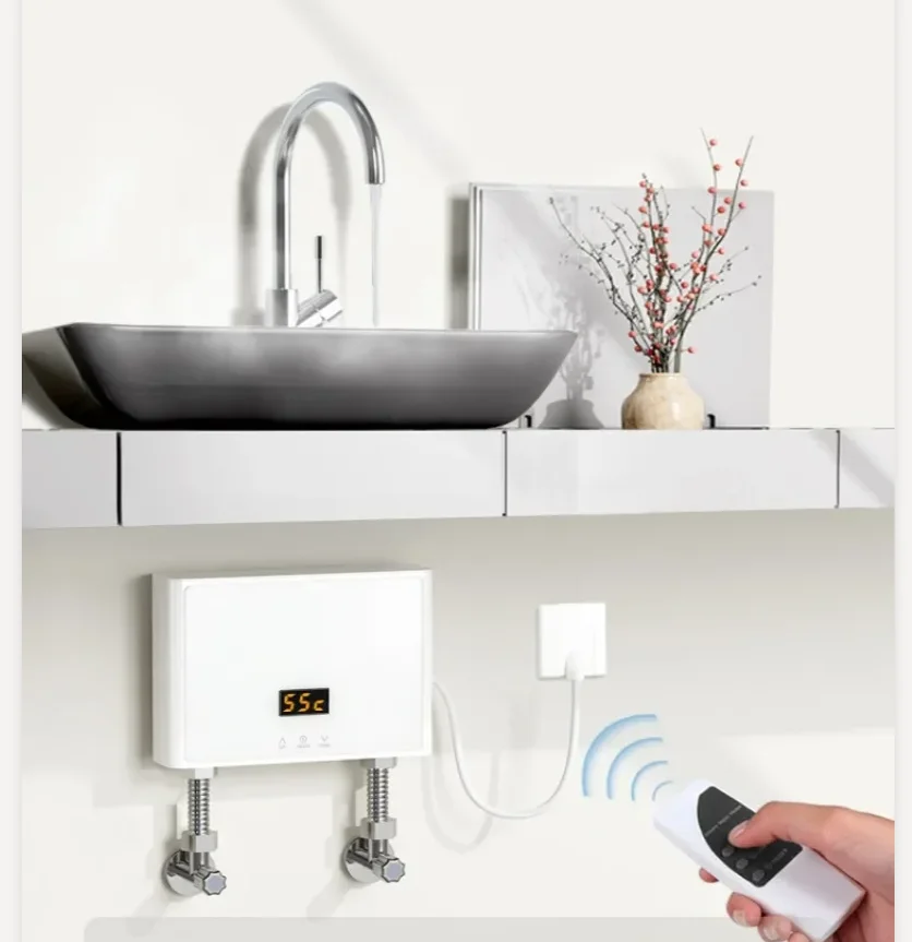 220V Instant Water Heater Smart Kitchen Electric Hot Water System with Constant Temperature CAD