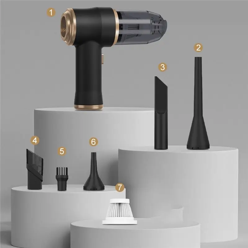 مكنسة كهربائية للسيارة ABVC لاسلكية لتنظيف سجادة غرفة النوم للأجهزة المنزلية المحمولة عالية الطاقة لآلة التنظيف