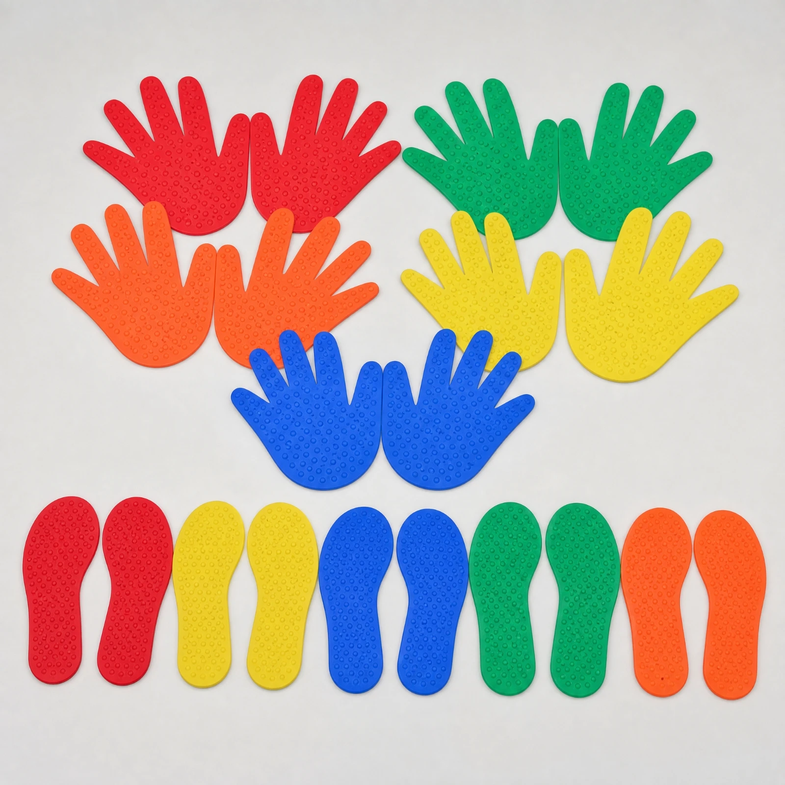 20 Pieces Training Equipment Colorful Rubber Sensory Training Pads for Children, Kindergarten, Sports Practice