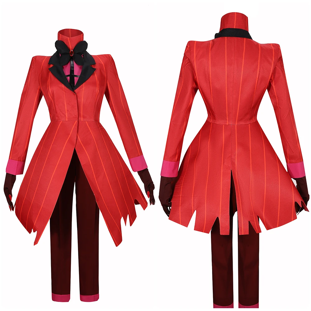 Anime ALASTOR Cosplay Costume Red Uniform Suit Outfit Halloween Carnival Costume For Men Women