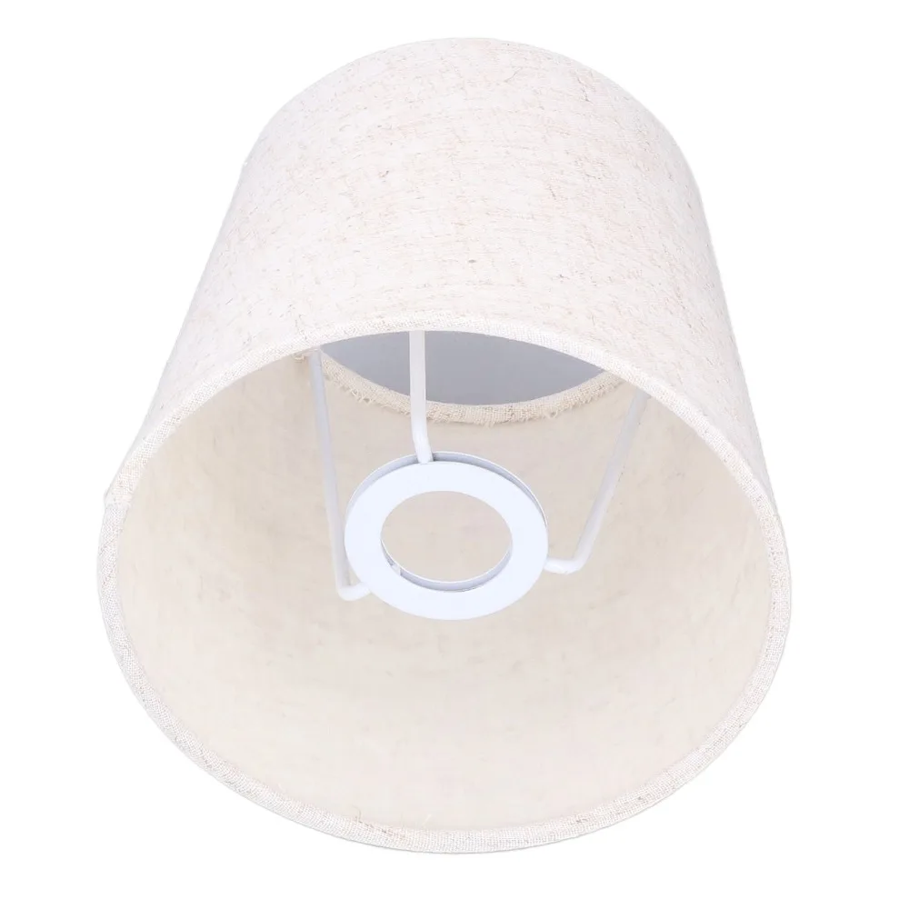 3PCS Modern Fabric Lampshade Clip On Design 4.3 inch Height Lamp Cover Small Lamp Shades Wall Lamp