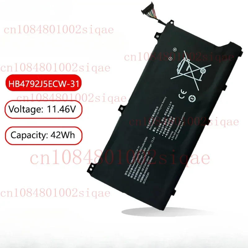 

HB4792J5ECW-31 Аккумулятор для ноутбука Honor MagicBook 15 2021 i5 1135G7 BDR-WFH9HN BBR-WAH9 HB4792J5ECW-31C% тест 100