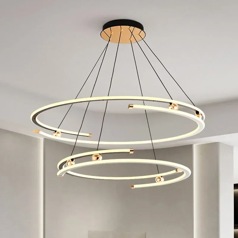 Lampe LED Suspendue au Design Moderne, Luminaire Décoratif d'Nik, Idéal pour un Salon, une Salle à Manger, une Chambre à Coucher ou une Cuisine