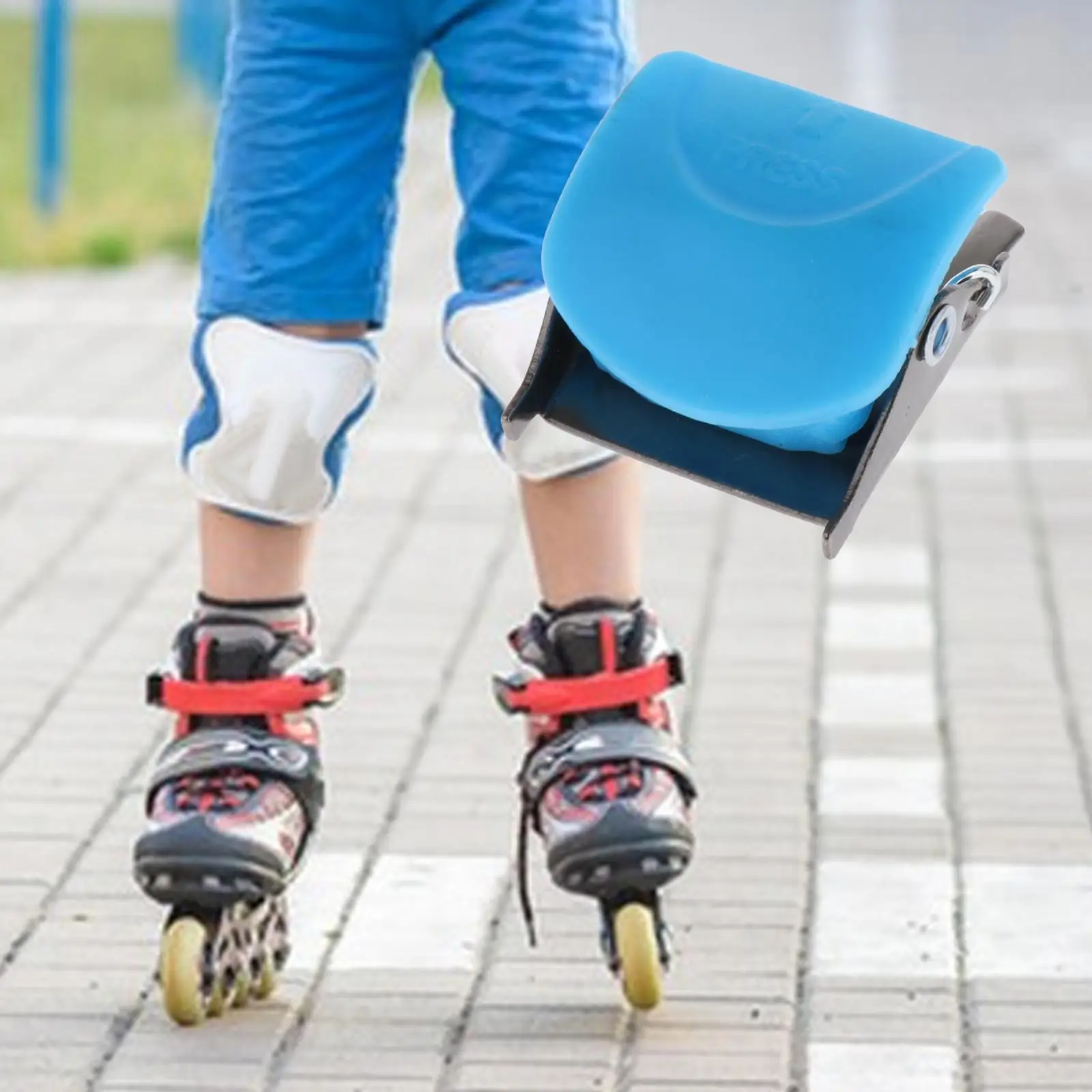 Accessoires de réparation de sangle de patins à roulettes, pince de sangle de patins à roues alignées, fermoir pour chaussures de patinage, 2 pièces