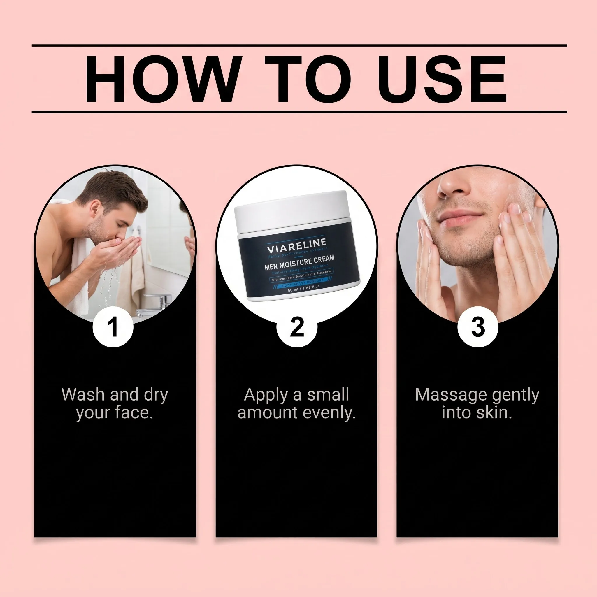Men's oil control and moisturizing face cream, with refreshing and moisturizing formula, can relieve dry and tight skin, and pro