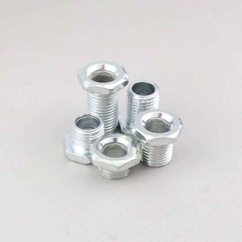 M10 Threaded Tube With Nut For Lamps Hollow Screw Metal Pipe Teeth Whitening Theead Repair Lighting Base Connecting Accessories