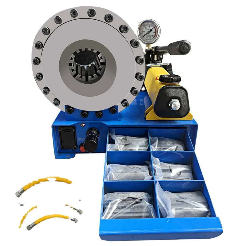 Power Style Hose Electric Crimping Machine International Standard Pipe Pressing Hydraulic Hose Crimper Machine