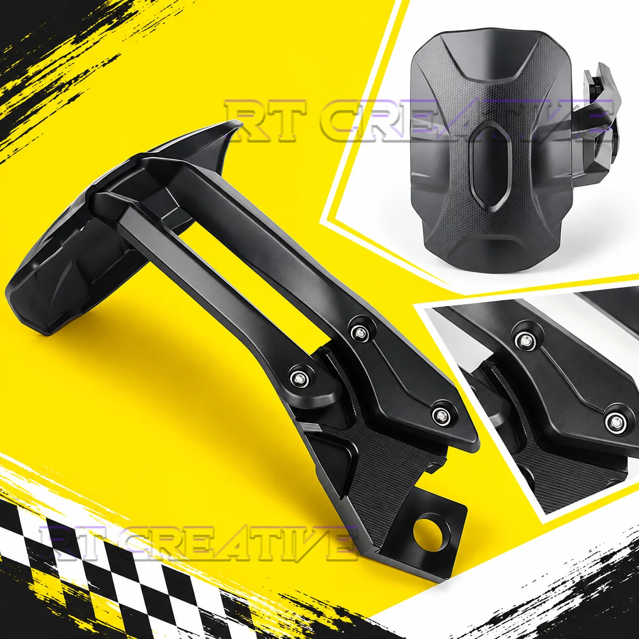 Motorcycle Rear Lower Widened Thickened Splash Fender Mud Guard For ZONTES 703F Motorbike Refit Parts