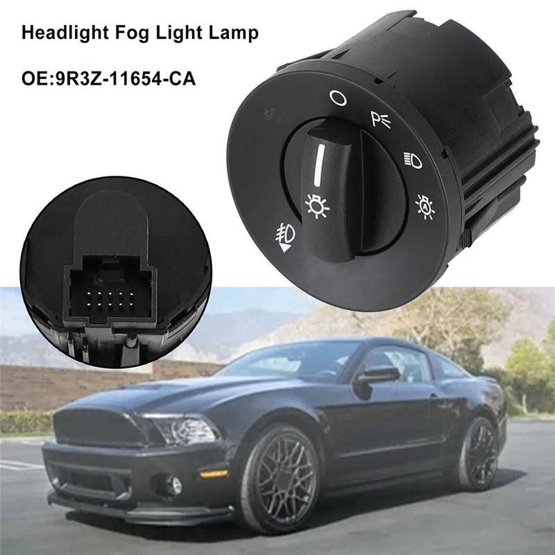 9R3Z-11654-CA Headlight Fog Light Lamp Switch for Ford Fusion Ford Mustang 2010-14 9R3Z11654CA