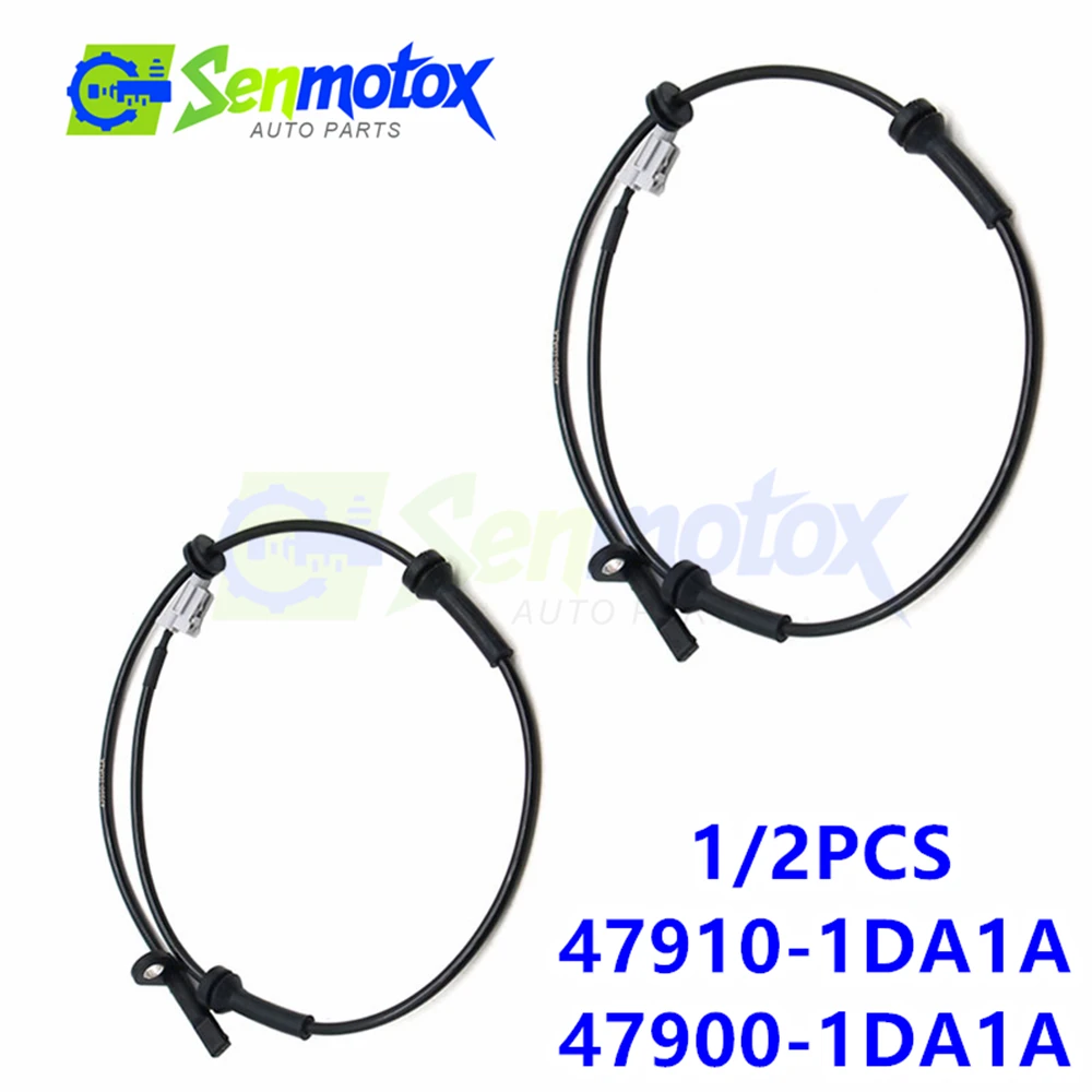 47910-1DA1A 47900-1DA1A 47910-JG000 47910JG000 1/2PCS Front Rear Left Right ABS Wheel Speed Sensor For 2008 Nissan Rogue XTrail