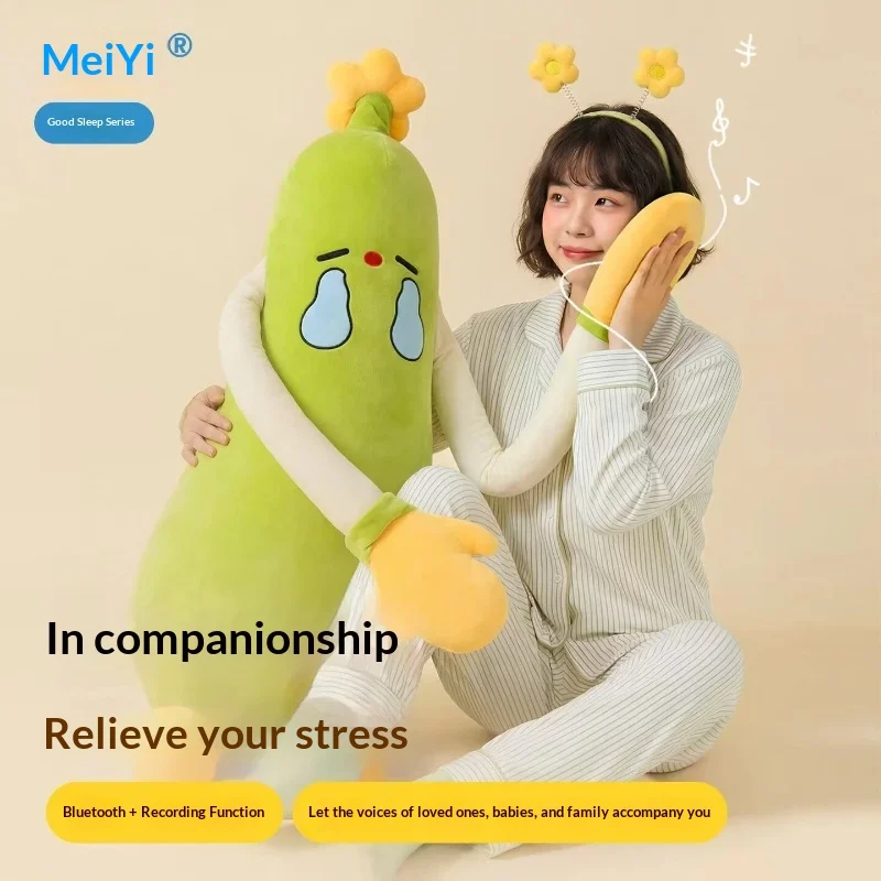 

Bitter Melon King Hug Pillow For Girls To Soothe And Fall Asleep Specialized For Leg Hugging Patting Comforting Period Heat