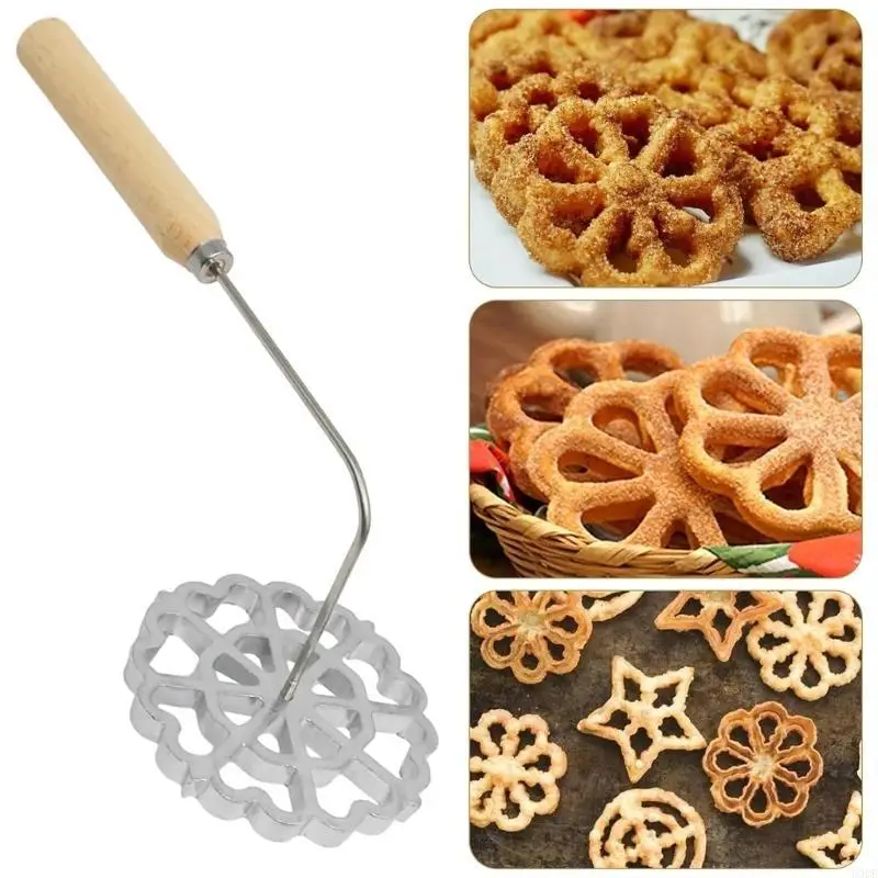 Achappam Mold Frying Tools Cookie Maker Molds Metal Rosette Maker