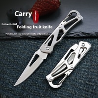 Portable Keychain Knife Sharp Fruit Knife Folding Outdoor Small Knife Student Dormitory Home Use Handy Mini Knife