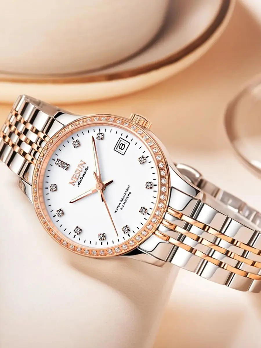Nesun presente masculino relógio mecânico relógio mecânico automático relógio mecânico feminino presente do dia dos namorados pulsowa