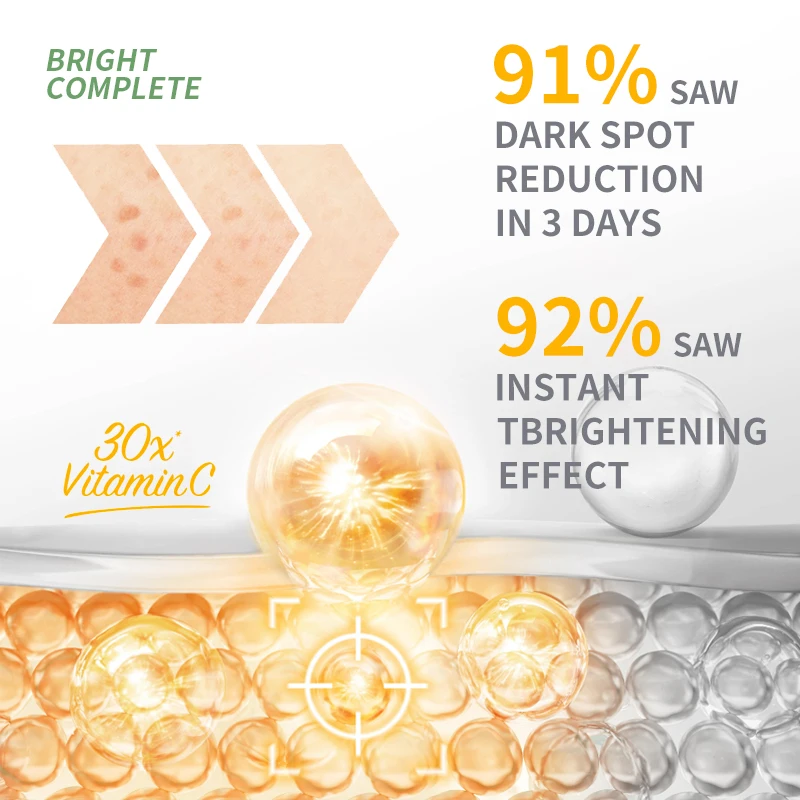 Garnier Bright Complete 30x Vitamin C Niacinamide Booster Serum Whitening Skin Tone Essence Fade Acne Mark Beauty Products 30ml