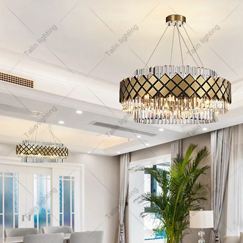 Factory Chandeliers Indoor Light Home Decor LED Hanging Light Fixture Home Crystal Chandelier Modern Chandeliers Light Pendants