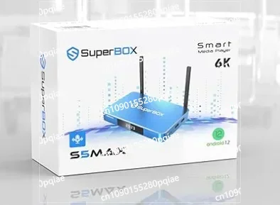 New Superbox 5S Android 9.0 Smart Box 4GB 64GB Hot in USA Canada Mexico Latin PK Superbox S2 Pro Elite Life Time