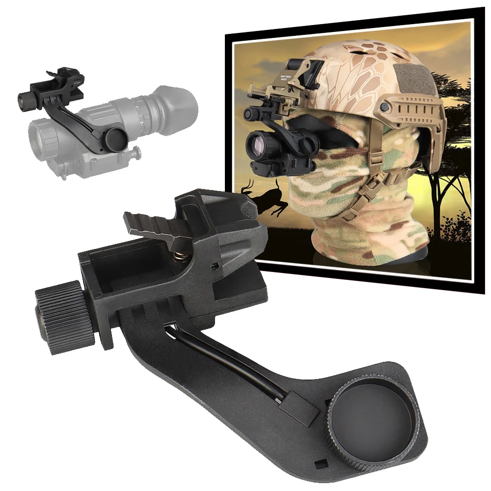 

New Plastic J-Arm Night Vision NVG Mount Helmet Adapter for Night Vision pvs14 Supports Left Eye