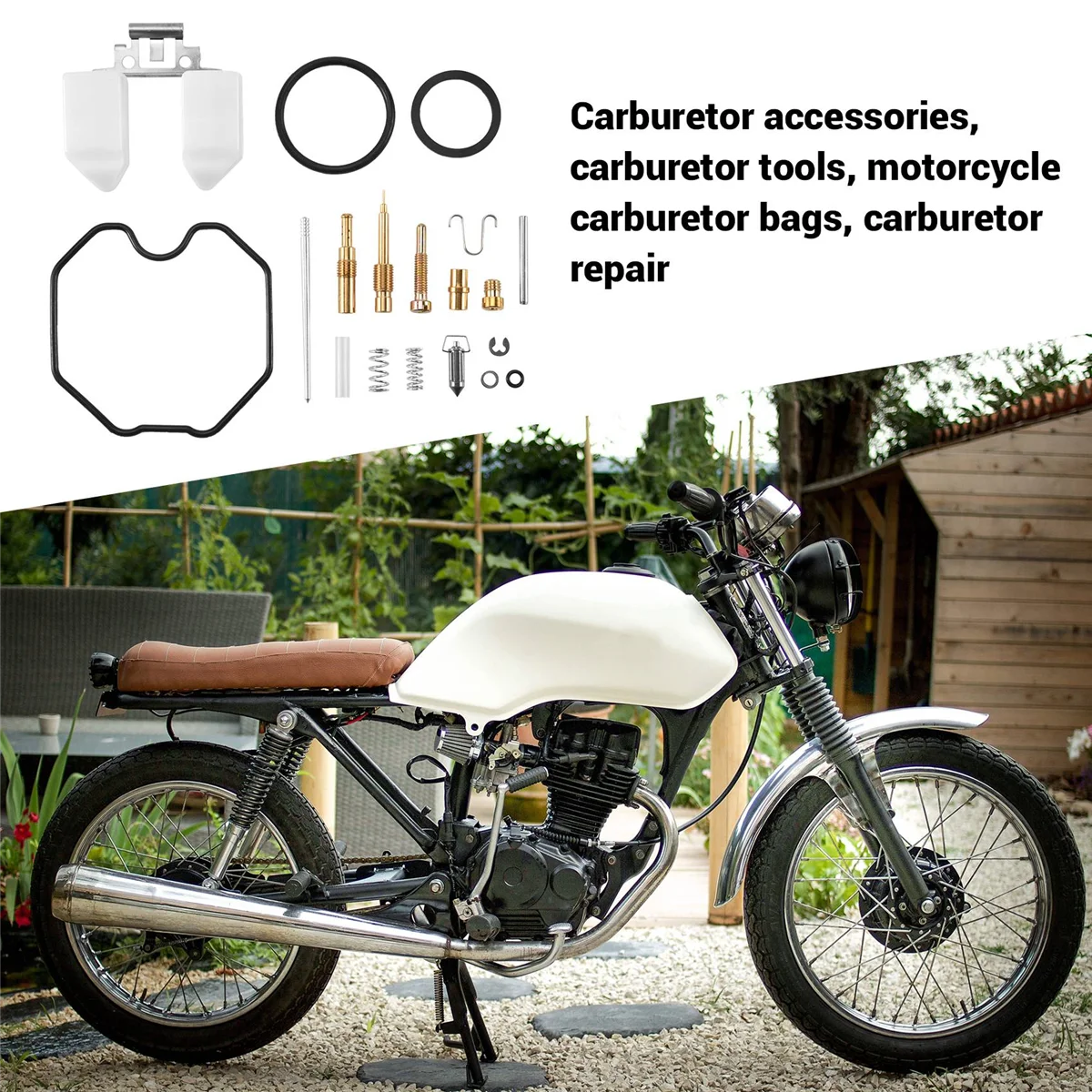 Per Keihin PWK Kit di riparazione carburatore PZ30 CG200 Carb per HONDA CG Kit di riparazione moto G