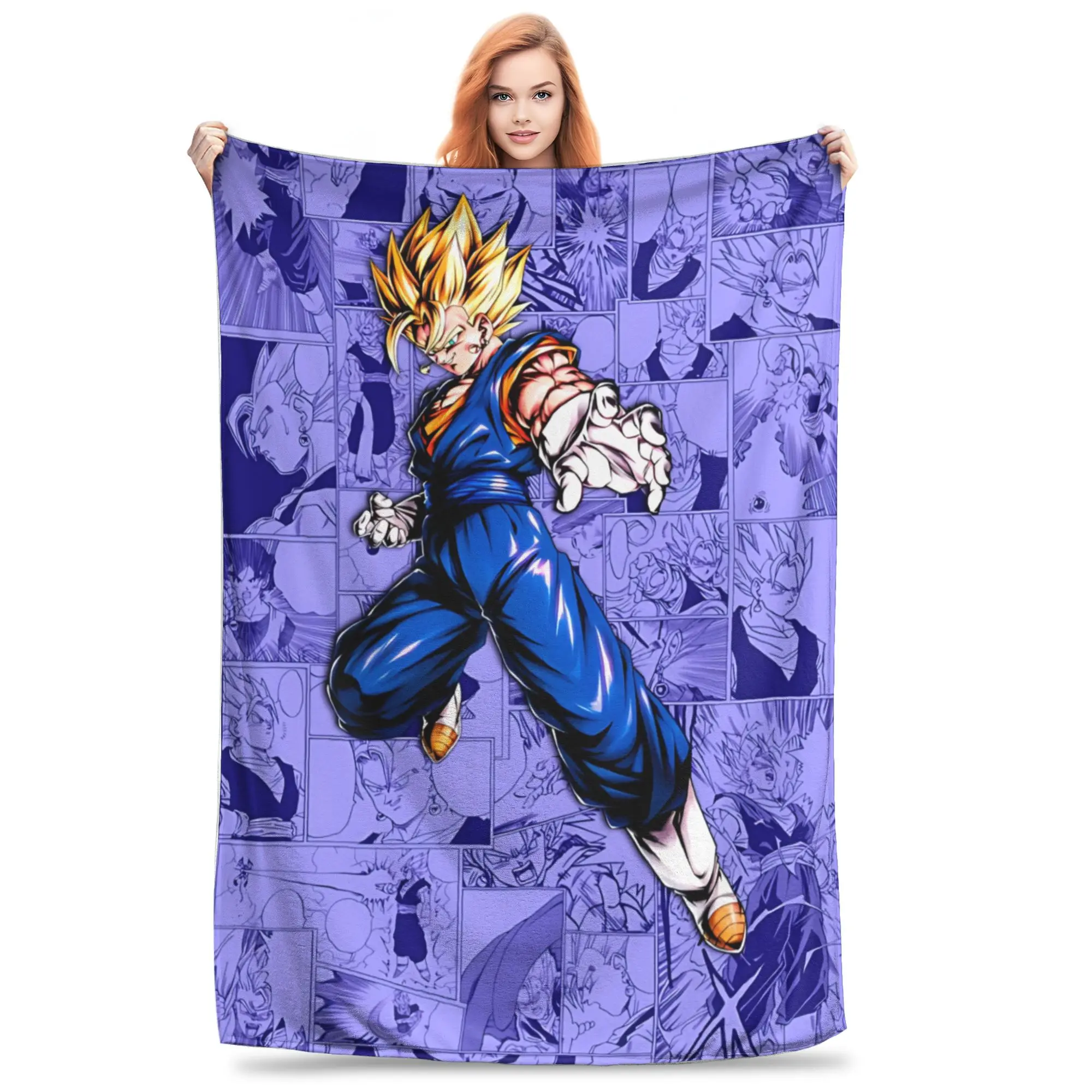 1PC home Christmas Room Decor Trunks Anime Blanket Throw Blanket Dragon Balls Novelty Warm Blanket All Season