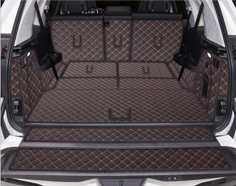 High quality! Full set car trunk mats for BMW X7 G07 2025-2019 6 7 seats durable cargo liner mat boot carpets cover for X7 2023