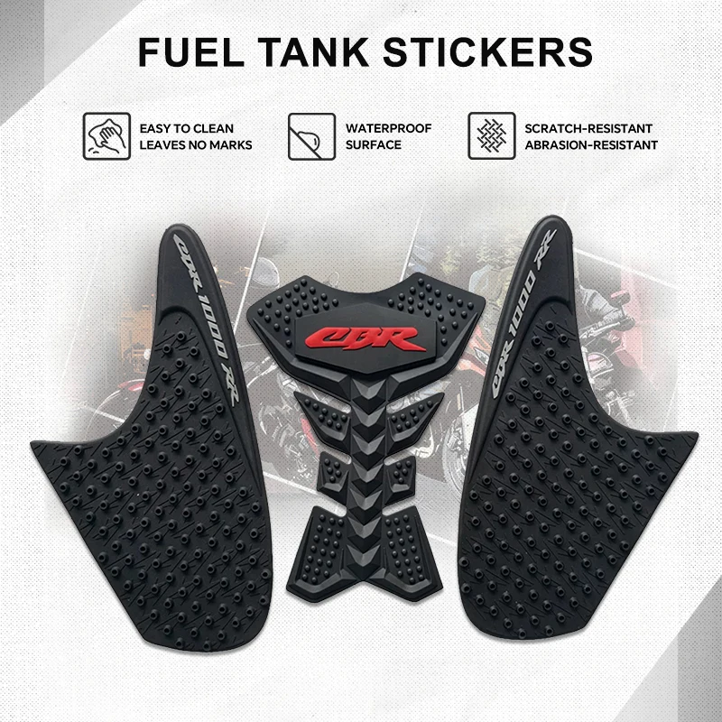 

Motorcycle Tank Side Knee Slip Protection Decals Stickers For CB650F CBR650F 2014-2017 CBR600RR 13-24 CBR1000RR12-16