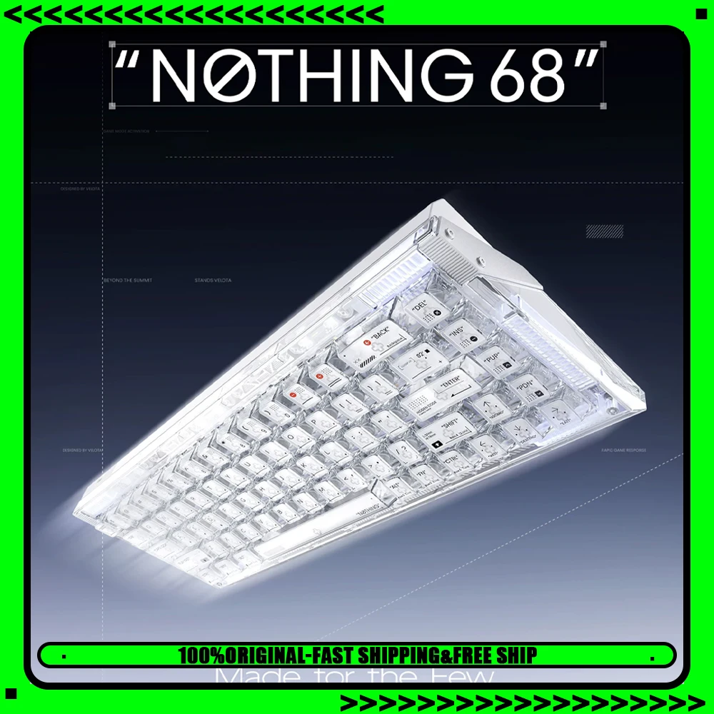 Gaming Keyboard Hall Effect Switches - Teclado ATK Velota Nothing 68 con