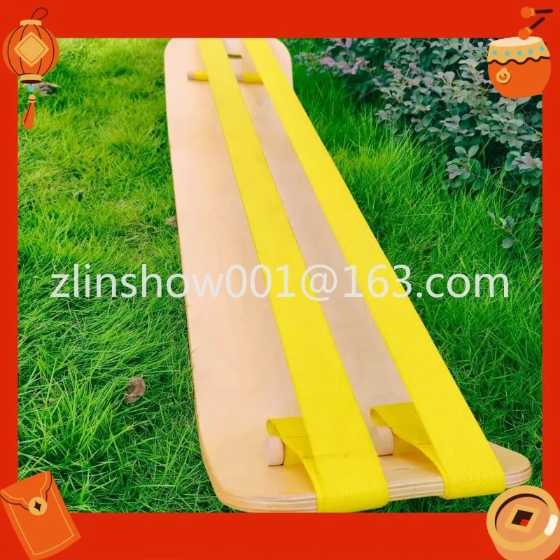 Rope training Flat belt balance board Core training board Limit walking board Flat belt