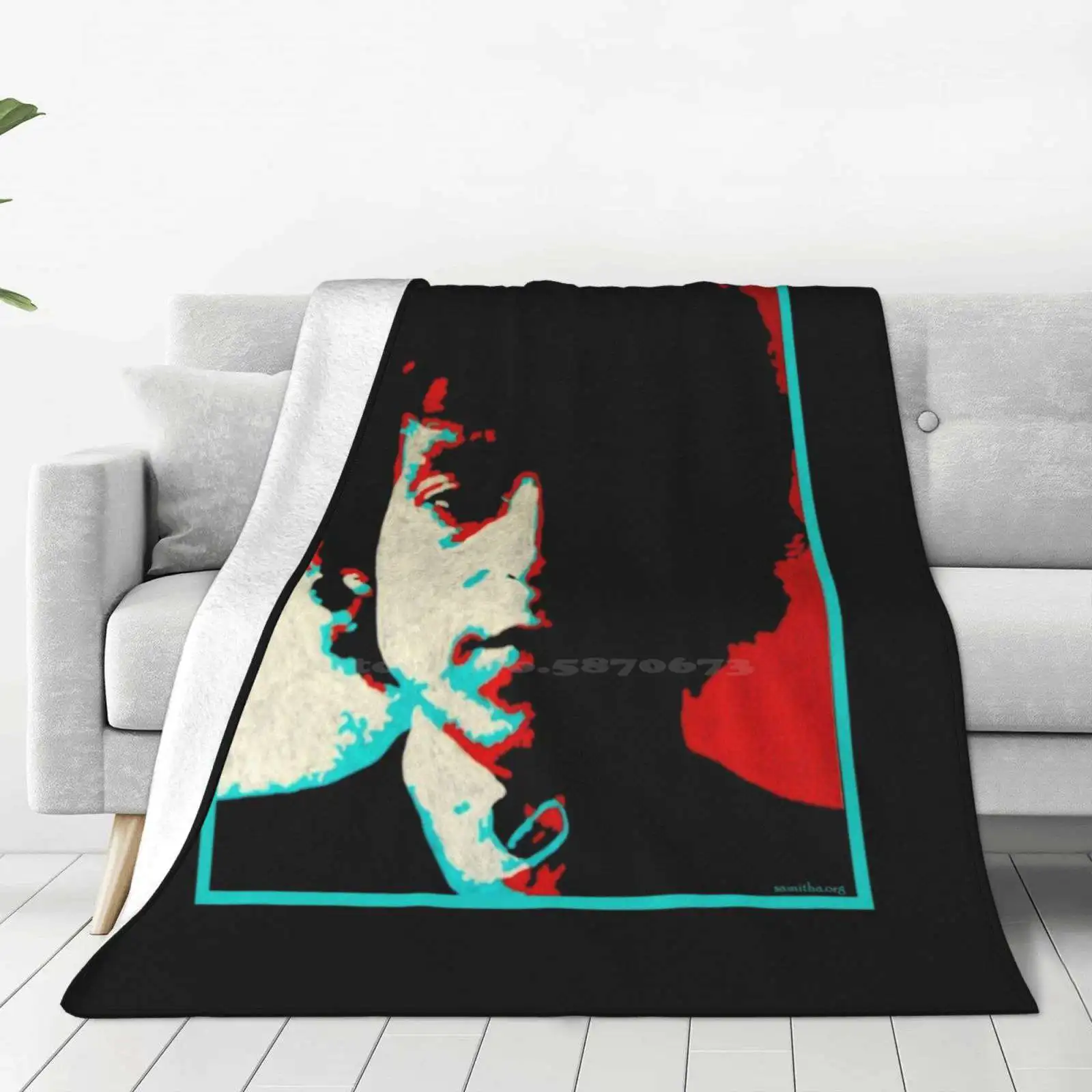 Dylan Creative Design Light Thin Soft Flannel Blanket Bob Dylan Folk Government Hippie Poetry Political Samitha Woodstock