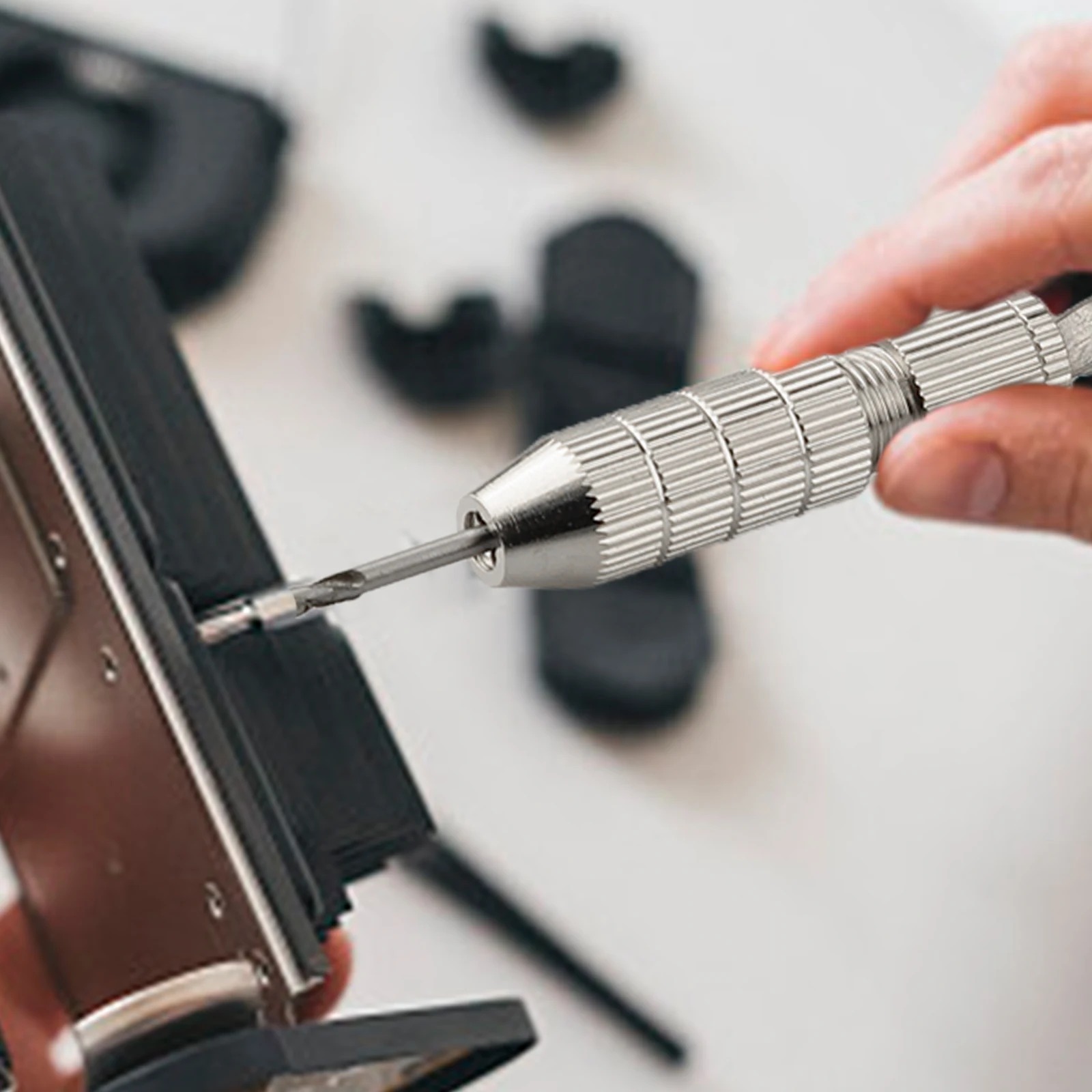 A Reliable Handheld Drill With Extended Length For Increased Efficiency In Drilling Holes Through Various Materials