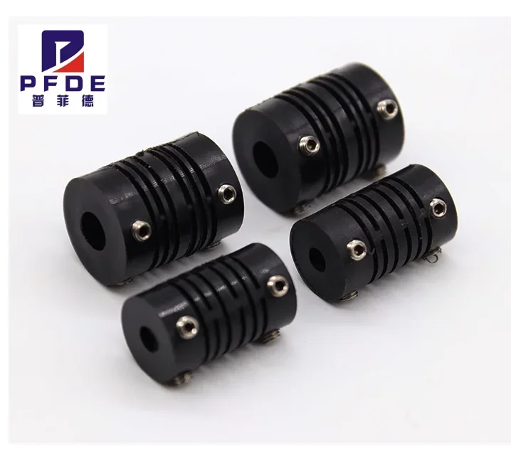 Elastic Nylon Plastic Coupling Encoder Coupling Top Tightening Coupling Inner Hole 4mm 6mm 8mm