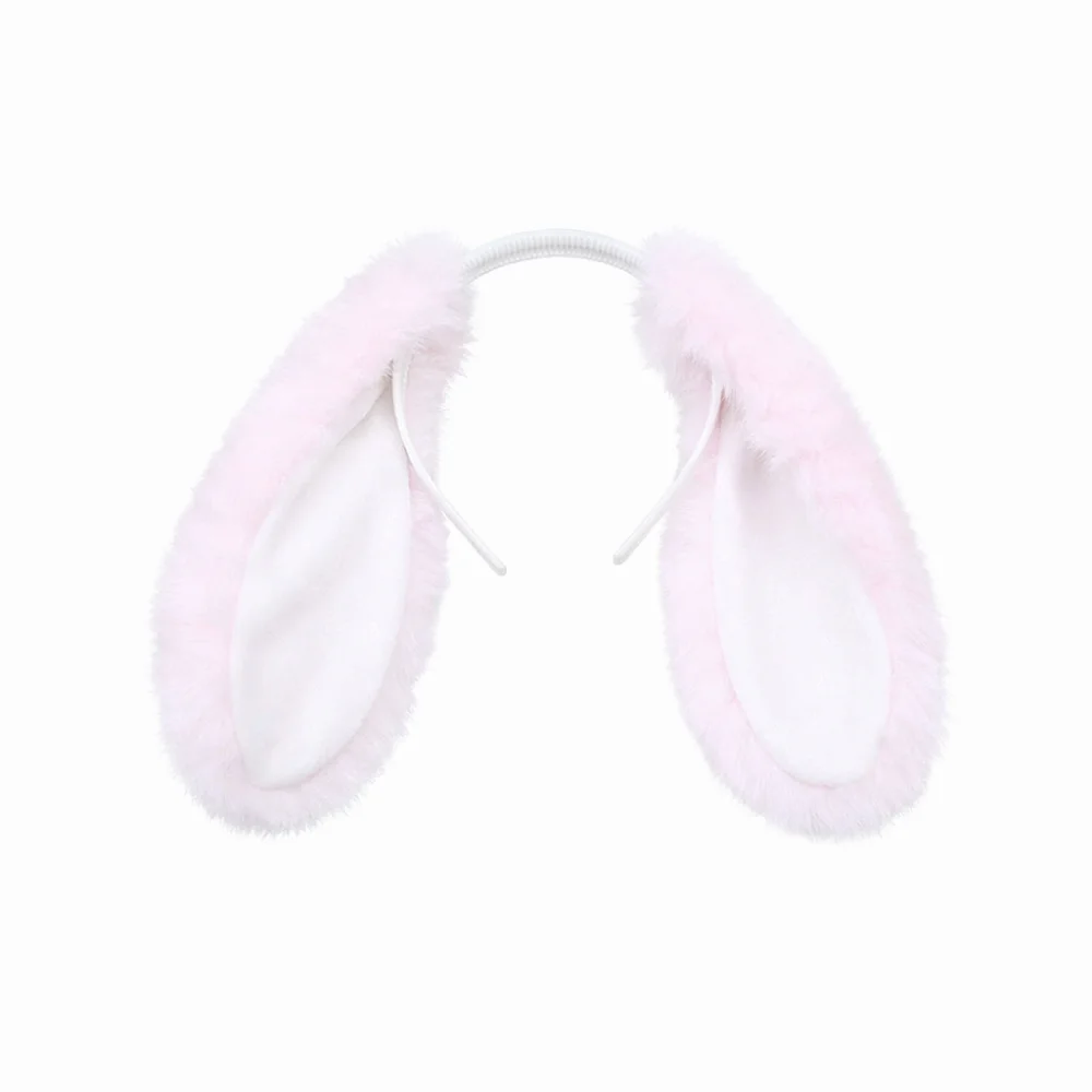 

New Soft Easter Rabbit Hair Hoop Fur Lop-eared Bunny Ears Headband Comfortable Cute Hair Accessories Party