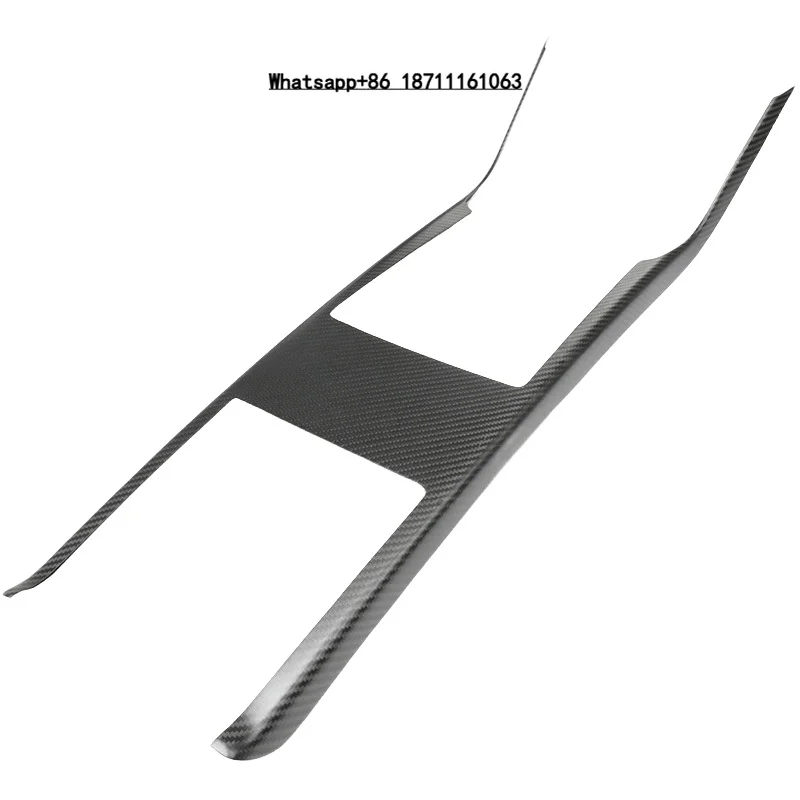 

For Model S X 2021- Carbon Fiber Center Console Integrated Saddle Frame Central Control Panel Integral Assembly