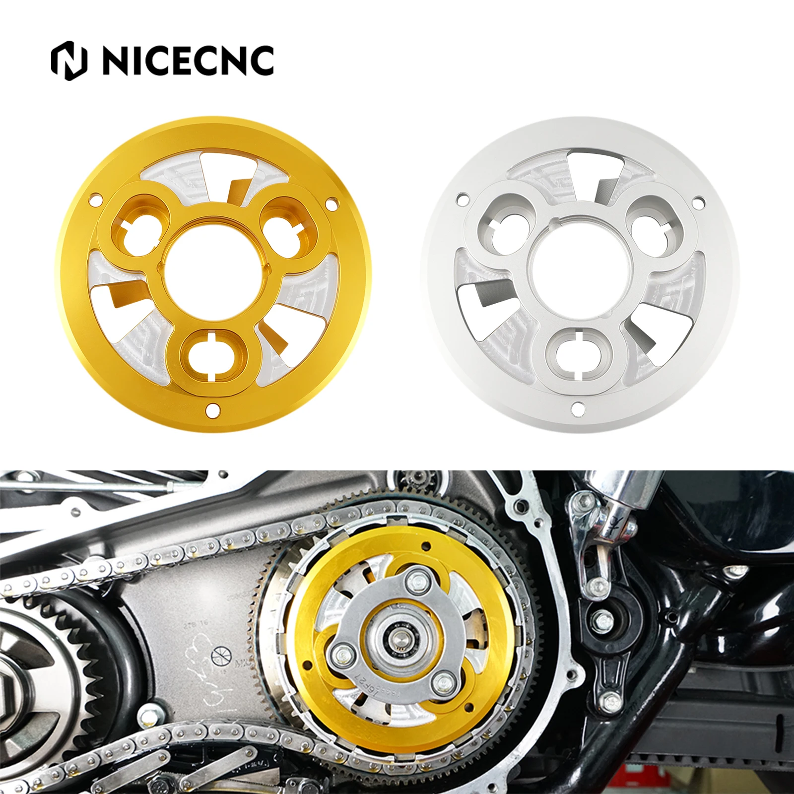 

Motorcycle Clutch Pressure Plate For Harley 2017-2022 Road King FLHR FLHRXS CVO Road Glide Street Glide Tri Glide Ultra Limited